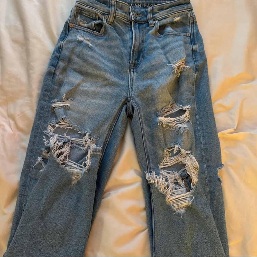 American Eagle Outfitters Ripped Denim Skinny Jeans